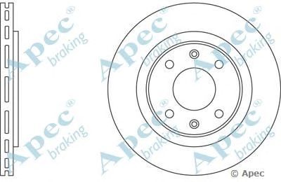 APEC BRAKING dsk519 -  Тормозной диск